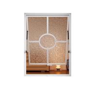 Ventana de concesión con marco de aluminio empotrado, vidrio deslizante para decoración del hogar y sala de estar