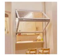 Ventana de concesión para Carrito de Comida con Puerta abatible, Ventana corredera de aleación de Aluminio, Ventana corredera Plegable para camión de Comida, Ancho y Alto
