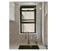 Ventana de concesión para Carrito de Comida con Puerta abatible, Ventana corrediza de aleación de Aluminio, Ventanas de ventilación de Repuesto de Aluminio, Ventanas Corr