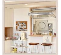 Ventana De Concesión Plegable De Doble Guillotina: Ventana Corrediza De Aluminio De Arriba Hacia Abajo Con Vidrio Templado De 5 Mm, Cerradura De Seguridad((WXH)73x87cm)