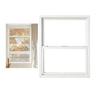 Ventana De Guillotina Con Manija De Sótano Corrediza Vertical Para Concesiones Ventanas Aluminio Correderas Perfectos Para Ventanas De Jardín, Ventana De Garaje Y Sótano(White,50X60CM)