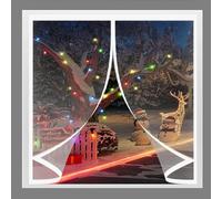 Ventana de Invierno 110 x 150 cm Aislante Frio y Calor en Transparente a Prueba de Viento Impermeable Cortina Térmica Magnética para Ventana para Exterior Interior, A