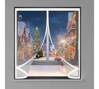 Ventana de Invierno 55 x 60 cm Prueba de Viento Impermeable, Aislante Frio y Calor en Transparente Cortinas Termicas Aislante Frio y Calor para Estar Balcón Sala, A