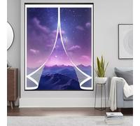 Ventana de Invierno 66 x 42 cm Prueba de Viento Impermeable, Aislante Frio y Calor en Transparente Termicas Aislantes Ventana Cortinas para Todo Tipo de Ventanas, A