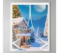 Ventana de Invierno 70 x 75 cm Prueba Viento Impermeable Invierno, Aislante Acústico, Aislante Frio Termicas Aislantes Ventana Cortinas para Todo Tipo de Ventanas, A