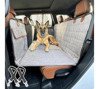 Ventana de observación en la Hamaca for Perros: Permite Que su Mascota vea hacia afuera y se Sienta más Segura Durante el Viaje(Gris)