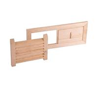 Ventana de salida de ventilación para una fácil instalación y gran resistencia a la temperatura, rejillas de ventilación deslizantes, accesorios de sala de sauna