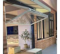 Ventana De Servicio Exterior Plegable De Aluminio con Marco Inferior, Personalizable para Cafetería, Incluye Película Solar Y Guantes(White,WxH 36x50in/91x127cm)