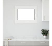 Ventana de sótano oscilante de PVC y vidrio | Marco multicámara,junta de sellado,apertura basculante,uso residencial y utilitario,mantenimiento de paño húmedo
