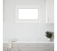 Ventana de sótano oscilobatiente de PVC y vidrio | Marco multicámara, junta, apertura basculante y giratoria, PVC y vidrio, instalaciones residenciales