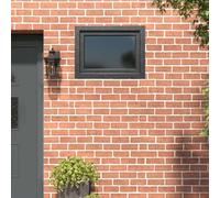 Ventana de sótano oscilobatiente de PVC y vidrio | Marco multicámara,junta de sellado,apertura flexible,mantenimiento simple,instalación sótano