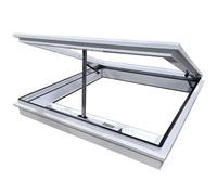 Ventana de Techo a Medida de 19,7 a 47,2 Pulgadas, Vidrio Templado con Elevador de Gas, Control Remoto, Sensor de Lluvia nergética, Ideal para Uso en soláriums y sótanos.