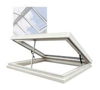 Ventana de techo con control remoto de cristal templado para sótano, escalera y invernadero, 70 x 100 cm, eficiencia energética, fácil de instalar, diseño moderno