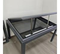 Ventana de techo con control remoto eléctrico, construcción de aluminio para iluminación y ventilación del ático