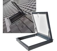 Ventana de techo de salida de emergencia, vidrio de seguridad de doble acristalamiento, ventilación de ático/sótano, incluye kit de tornillos para una fácil instalación