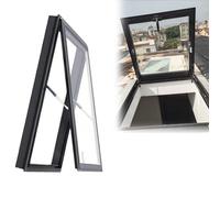 Ventana de techo de tragaluz personalizada de 50 x 70 cm, puerta de ventilación para sala de sol y garaje, ilumina el sótano con iluminación ajustable, perfecto para mejoras del hogar