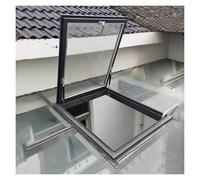 Ventana de techo de vidrio templado de doble capa con marco, perfecta para espacios de ático, tragaluz de bajo consumo, diseño resistente a la intemperie para un aislamiento óptimo