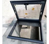 Ventana de techo de vidrio transparente manual para el hogar, marco de aluminio aislado de doble acristalamiento, ventana de ático, 80 x 65 cm, perfecta para luz natural