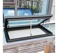 Ventana de Techo eléctrica con Control Remoto y Sensor de Lluvia - Ventana de Techo de Aluminio Impermeable para iluminación y ventilación del ático