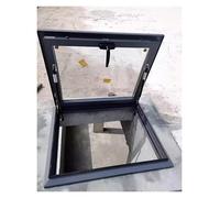 Ventana de techo grande con doble acristalamiento endurecido, cubierta de pozo de luz eficiente para sótano, invernadero, granero y cobertizo de jardín