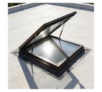 Ventana de Techo Tipo Tragaluz Ventana de Techo Multiángulo con Ventilación Manual Proporciona Luz Natural, Ventilación y Mejora la Estética Visual Del Espacio(75x75cm)