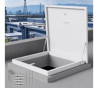 Ventana de Tejado, Claraboya Techo al Tejado Impermeable, Claraboya Cubierta de Ventana con Kit de Tornillos(85x85cm/33x33in)