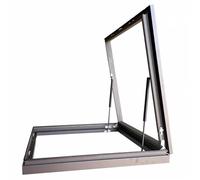 Ventana De Tejado Resistente,Claraboya Techo De Aluminio Y Metal(16x16in/40x40cm)