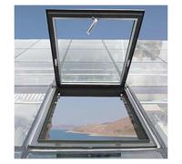 Ventana de tragaluz de doble acristalamiento, iluminación de techo plano ideal para pasillos, escaleras y áticos, diseño eficiente energéticamente y elegante para renovación del hogar