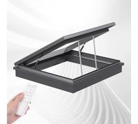 Ventana de tragaluz eléctrica con control remoto con sensor de lluvia, ideal para áticos, terrazas y sótanos. Mejora el flujo de aire de luz natural y la comodidad del hogar