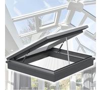 Ventana de tragaluz eléctrica para techo, ventana de salida de control remoto para ático/solárium, 90 x 85 cm para una fácil instalación y acceso a la luz natural