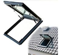 Ventana de tragaluz manual con marco de aleación de aluminio para iluminación diurna del hogar y sótano