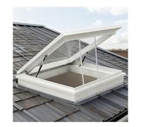 Ventana de tragaluz para invernadero y sótano de 90 x 85 cm, vidrio templado, ventilación de techo con control remoto, diseño resistente al invierno, ideal para el hogar y el jardín