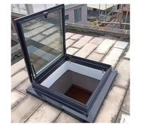 Ventana de tragaluz templado de 24 x 40 pulgadas con cubierta de escotilla de 0.8 pulgadas de grosor y 2 varillas de soporte hidráulico para un fácil acceso y luz natural mejorada