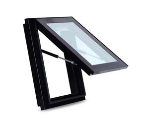Ventana de visualización de aluminio para puerta de techo de tragaluces para ático y sótano, vidrio templado, cubierta de pozo de salida para una mejor vención y luz natural
