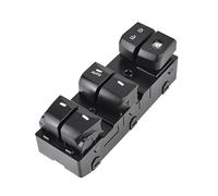 ventana del coche interruptor de Para Hyundai Para Elantra Para Lang Move 2012-2016 93570-4V000 Botón Control Interruptor Ventana Eléctrica Lado Conductor Delantero(Black AUTO)