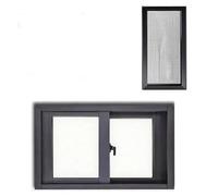 Ventana deslizante de alta resistencia, deslizador horizontal con cerradura con pantalla, personalizado para una mejor ventilación y seguridad