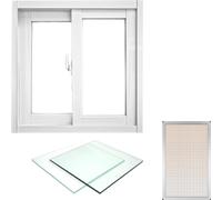 Ventana Deslizante Del Sótano Con Pantalla, Ventanas Corredizas Extraíbles
