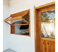 Ventana deslizante plegable para concesiones, ventana vertical de servicio de doble caída, montaje empotrado para exhibiciones de pasteles, aperitivos, cafeterías
