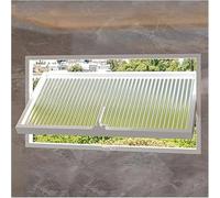 Ventana giratoria de bloqueo de 40, 36, 32, 30, 28, 25 y 20 pulgadas, repuesto de metal para sótano, cocina, almacén y baño, diseño de privacidad antimiradas (blanco)