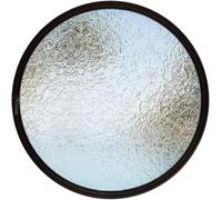 Ventana giratoria de cristal templado de 360°, Hublot giratorio de vidrio templado, pivote aleación de aluminio, blanco y negro, 40-100 cm(negro, 40 cm)