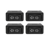 Ventana Interruptor Botón Ventana eléctrica universal para automóvil | 4 Uds Interruptor Ventana Eléctrico 5 Pines Interruptores Universales Accionamiento DC12V 24V