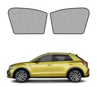 Ventana Lateral de Coche magnética para VW T-ROC (2017-2024), parasoles para Ventana Lateral Trasera, Transpirable, protección UV y Aislamiento térmico, Rejilla magnética contra Insectos