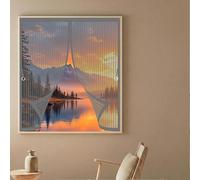 Ventana Magnética 100 x 110 cm sin Taladros, Cierre Automático, Fácil de Instalar y Lejos de Los Mosquitos con Iman sin Taladrar Cortina de Malla para Todas Las Ventana, Gris