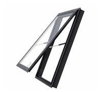 Ventana manual de tragaluz, escotilla de techo templada para luz natural en cobertizo o Ga, fácil de operar, perfecta para ventilación e iluminación