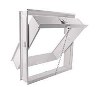 Ventana/Marco abatible y basculante para 4 bloques de vidrio de cm 19x19x8 | Unidad de venta 1 Ventana por 4 bloques de vidrio