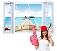 Ventana Mosquitera Magnética,50x95cm Puerta Mosquitera Magnética,Puerta Mosquitera con Imanes Cortina de Malla Resistente,Para Puerta Delantera Apartamentos Y Más Blanco