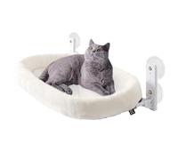 Ventana Mounted Cat Seat | Space Saving Cat Window Perch | Strong Suction Cup Mounted Cat Seat | Breathable and Cozy Cat Shelves | Perfect Warm Resting for Kittens and Adult Cats