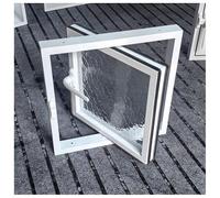 Ventana Ojo De Buey Empotrada, Ventana Para Sótano -Con Vidrio Templado Y Manija Giratoria Con Bloqueo De 360° Ideal Para Pasillos, Interiores De Viviendas Y Baños(60x60 cm)