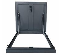 Ventana para Claraboya de Techo Grandes Claraboya Cubierta Tragaluz Marco de Aleación de Aluminio Ventana de Tejado para Sótano Ático