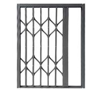 Ventana Plegable A Prueba De Robos, Protectores De Seguridad Para Ventanas Que Evitan Caídas De Niños, Reja De Seguridad Retráctil Y Ajustable.(33x42''/84x106.7cm)